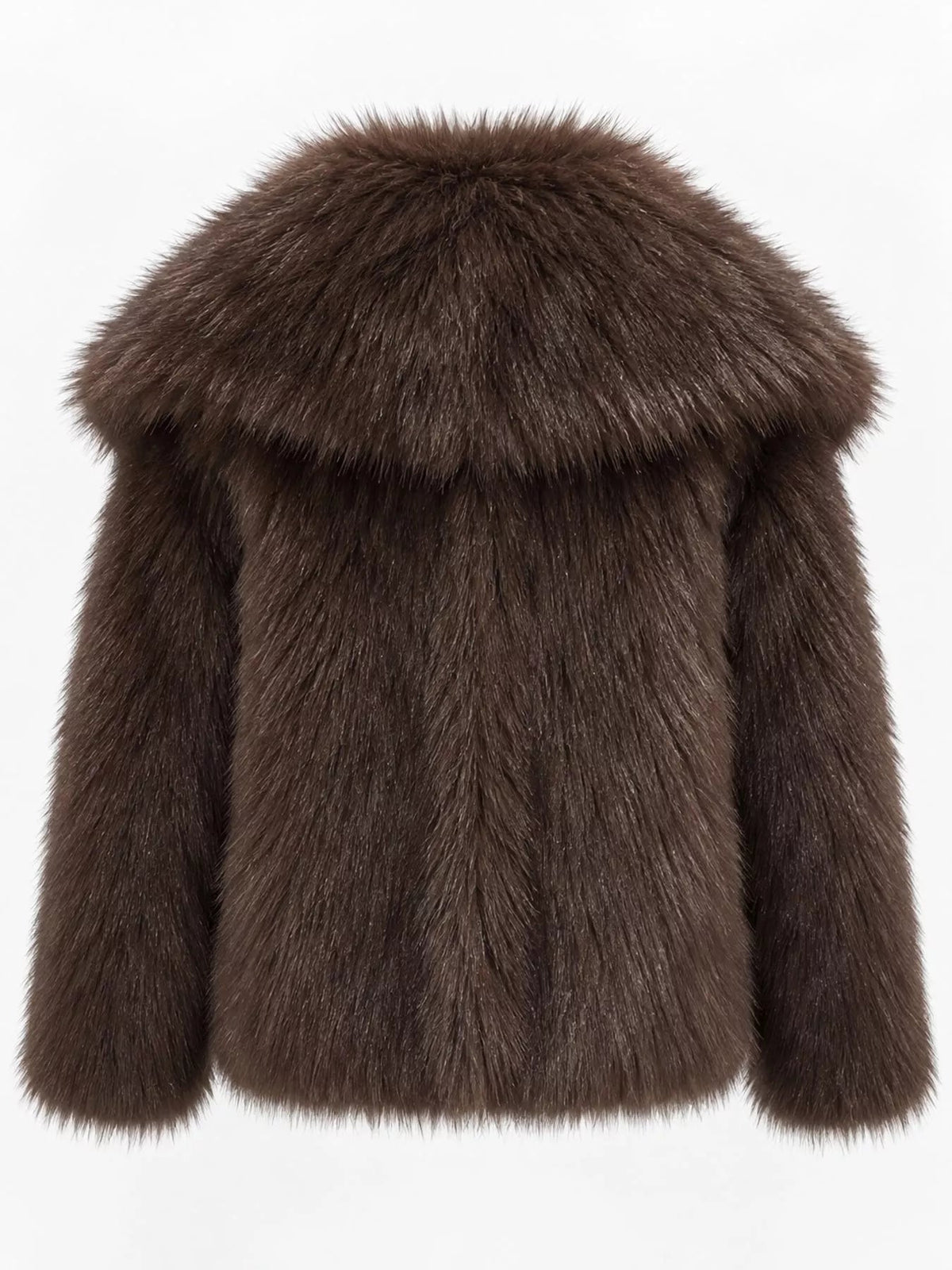 Fox Fur Collar Winter Outerwear Luckygirlsclothingcompany.com