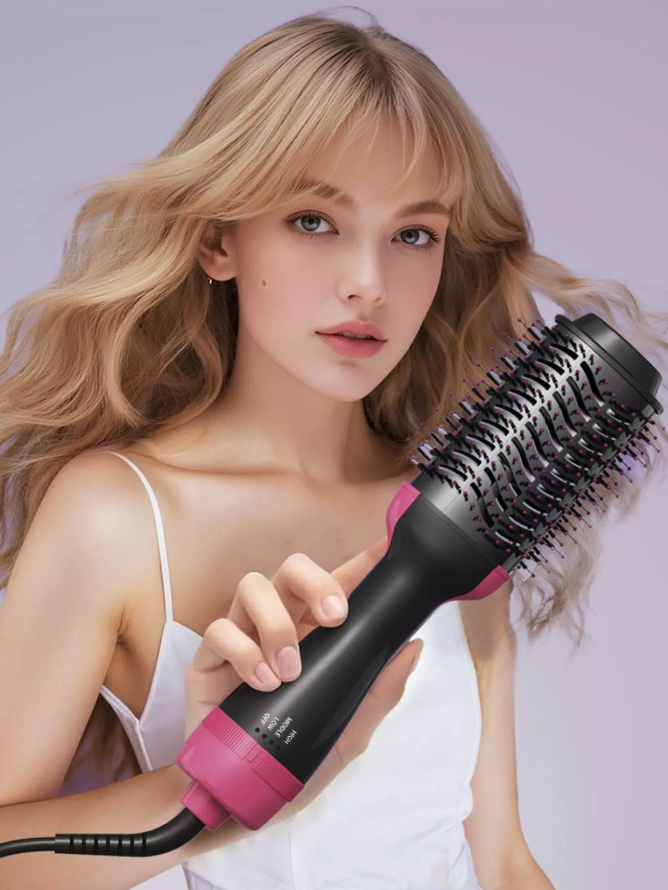 Multifunctional Hot Air Straightening Comb 