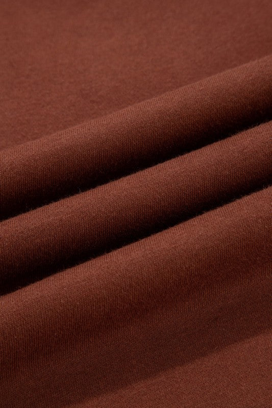 Leopard Drawstring Fleece Lined Elastic Waist Pant 