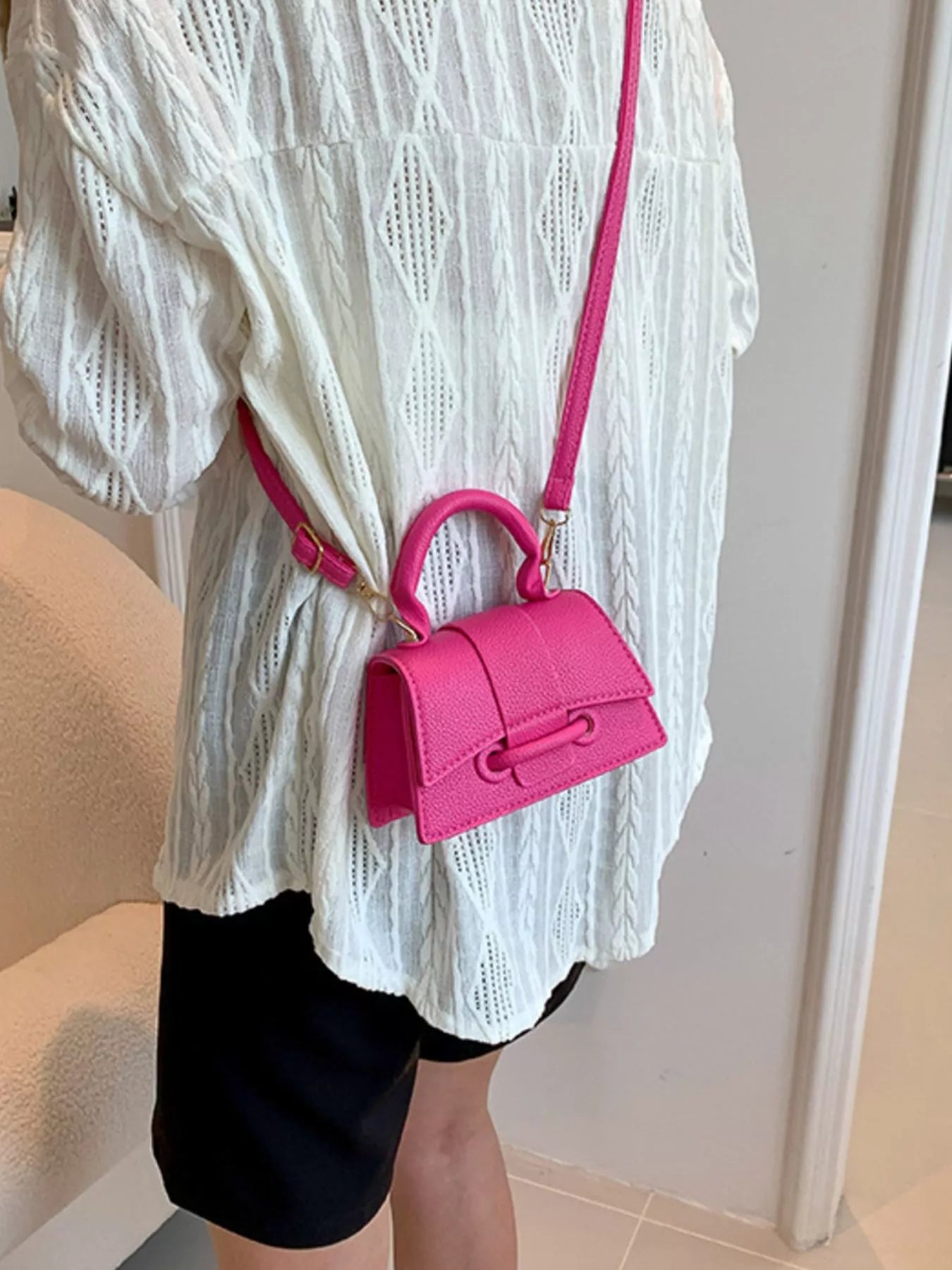 Mini Top Handle Crossbody Bag Trendsi