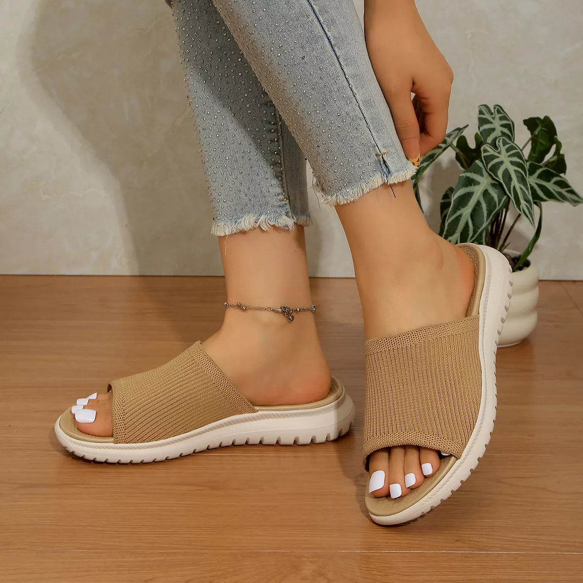 Open Toe Breathable Sandals Trendsi