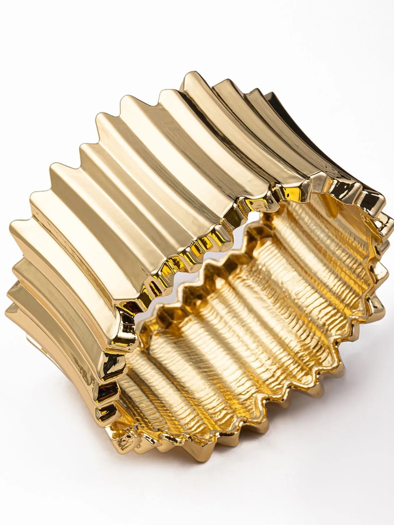 Alloy Wide Cuff Statement Bracelet 
