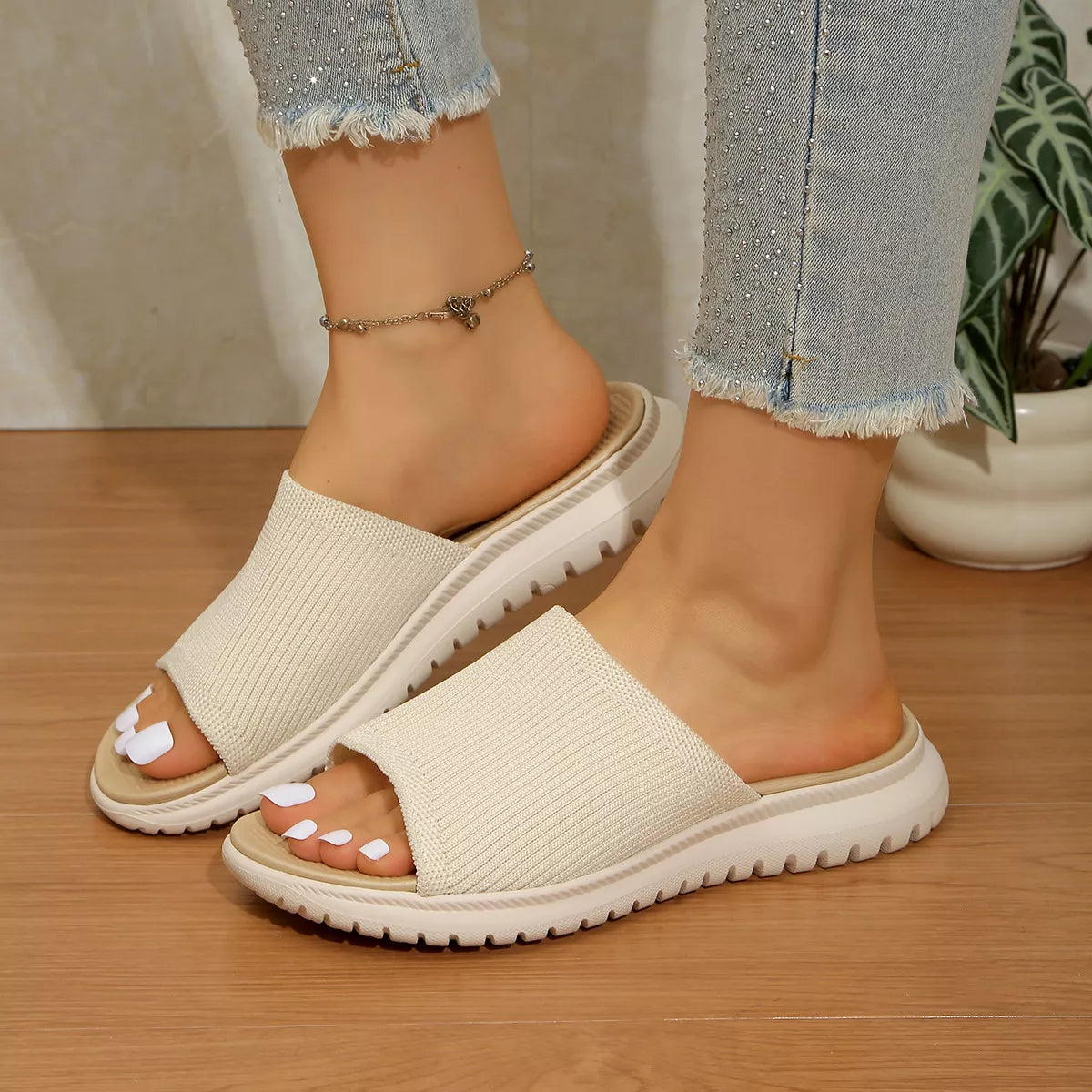 Open Toe Breathable Sandals Trendsi