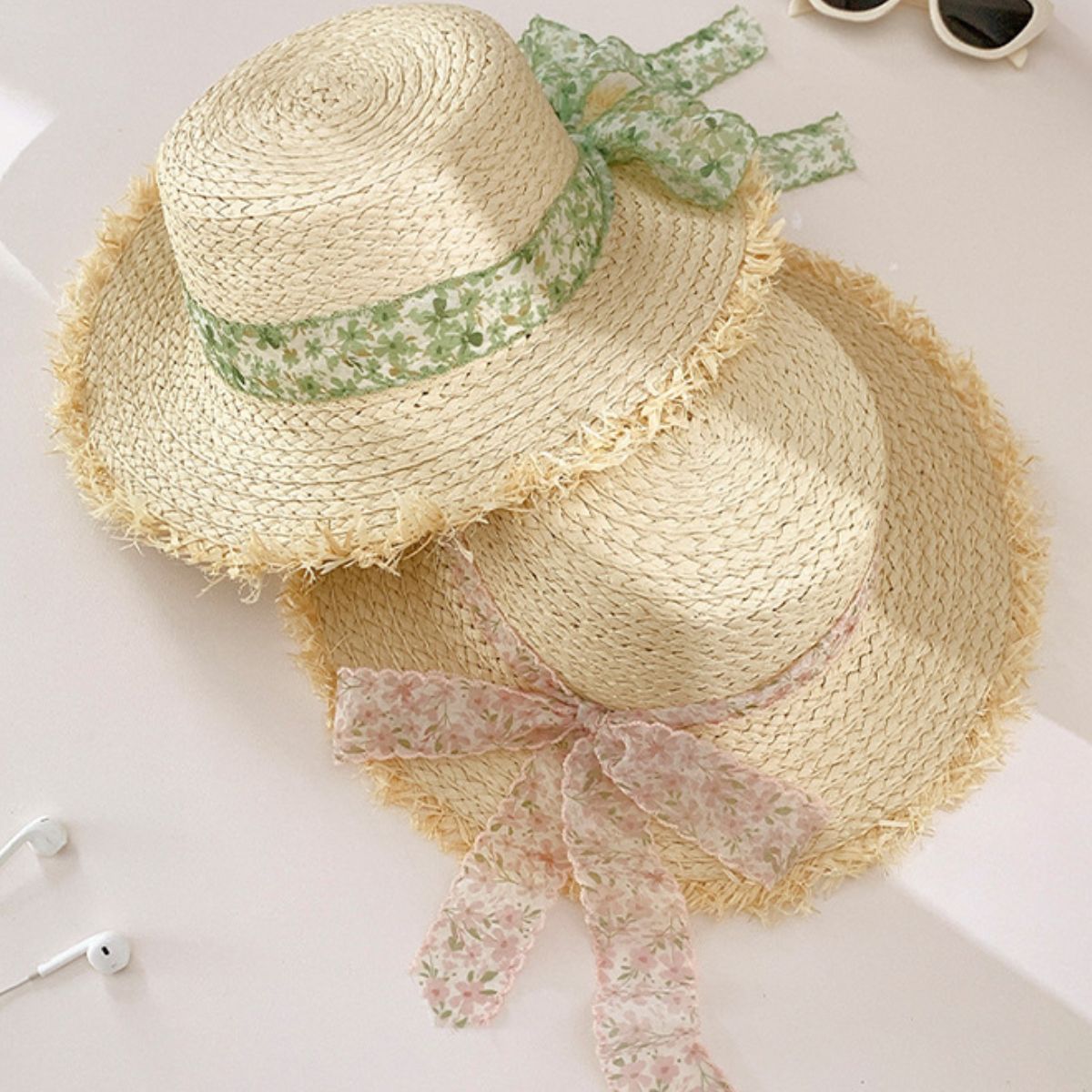 Raffia Straw Braided Sun Hat Trendsi