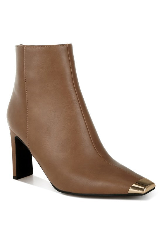Orca Metallic Cap Toe Faux Leather Boots Rag Company