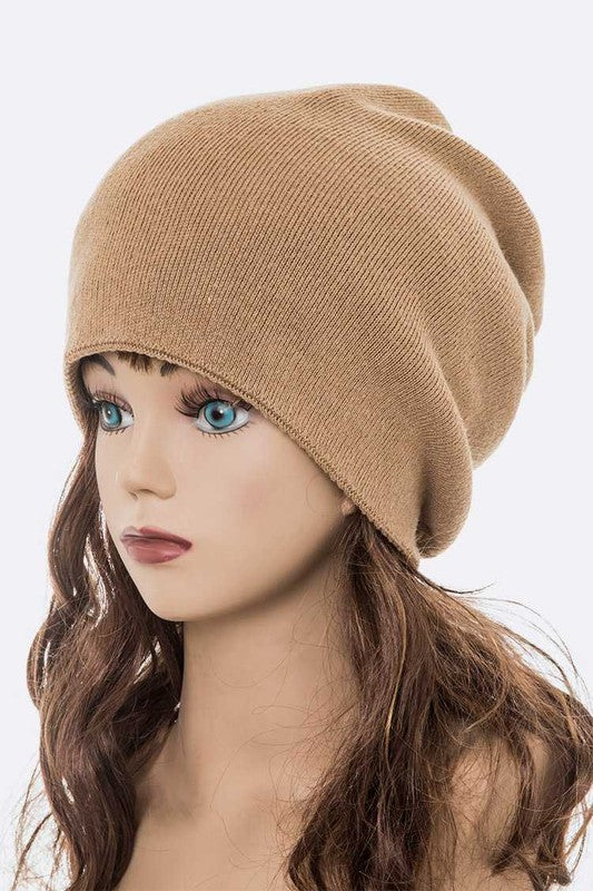 Double Layer Soft Convertible Beanie LA Jewelry Plaza