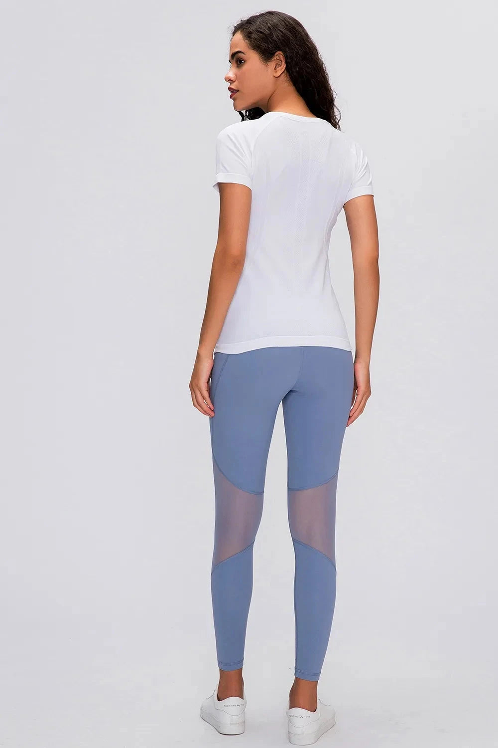 Millennia Round Neck Short Sleeve Active T-Shirt 