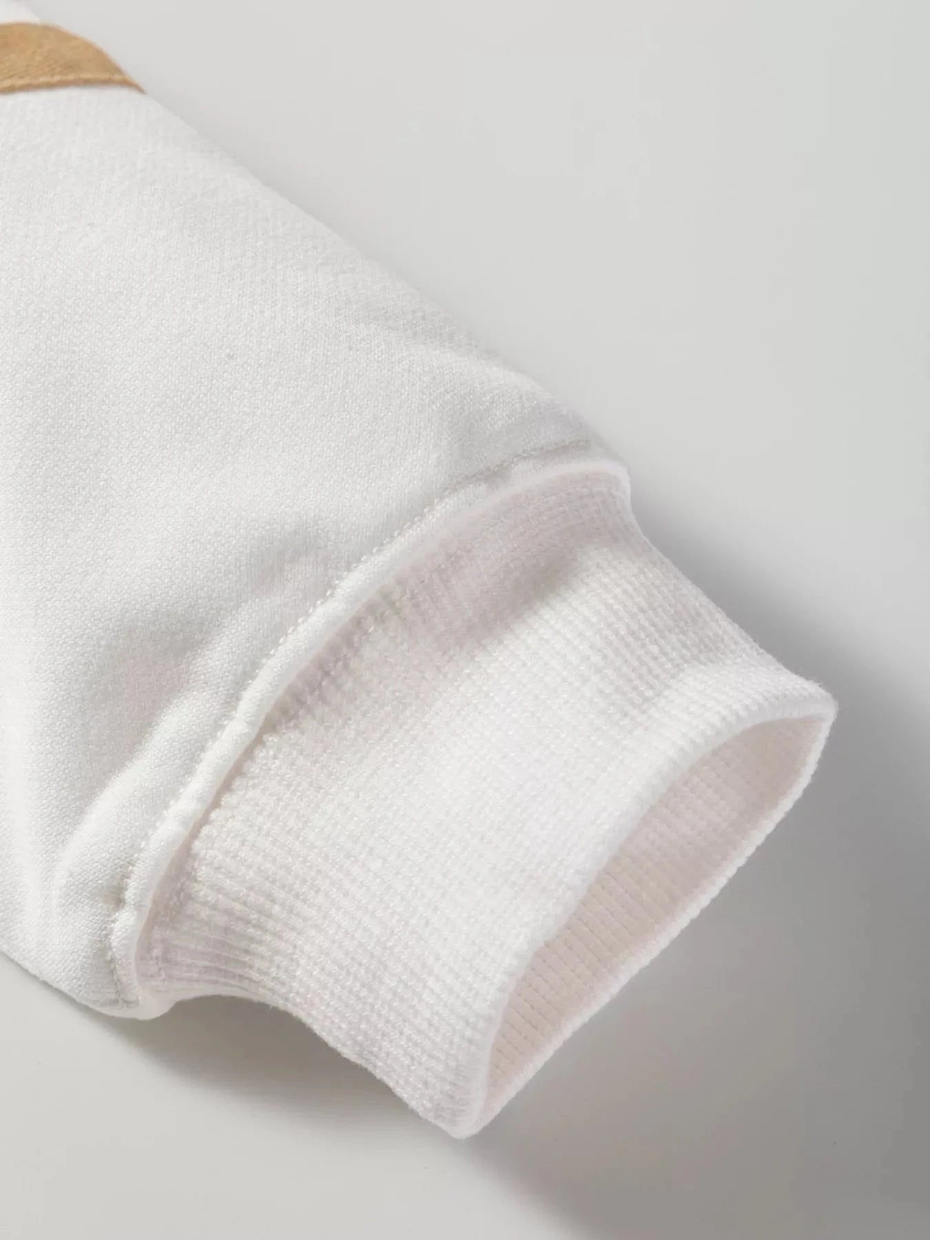 Striped Trim Round Neck Top and Pants Set 