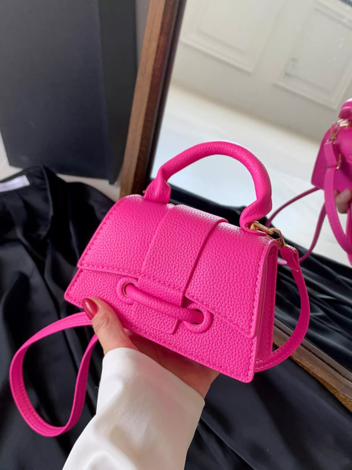Mini Top Handle Crossbody Bag Trendsi