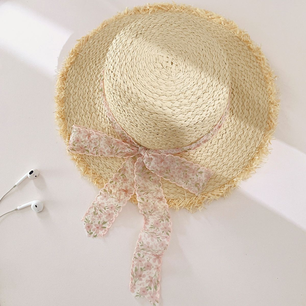 Raffia Straw Braided Sun Hat Trendsi