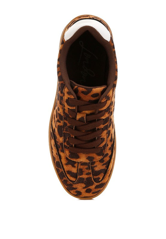 Prowler Leopard Chunky Sneakers Rag Company