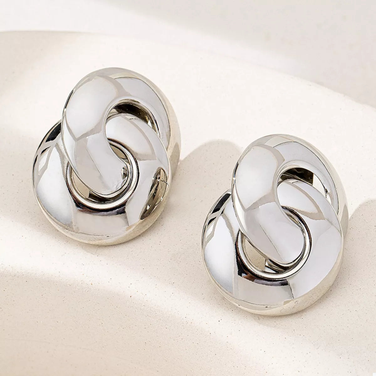 Chunky Knot Stud Earrings Trendsi