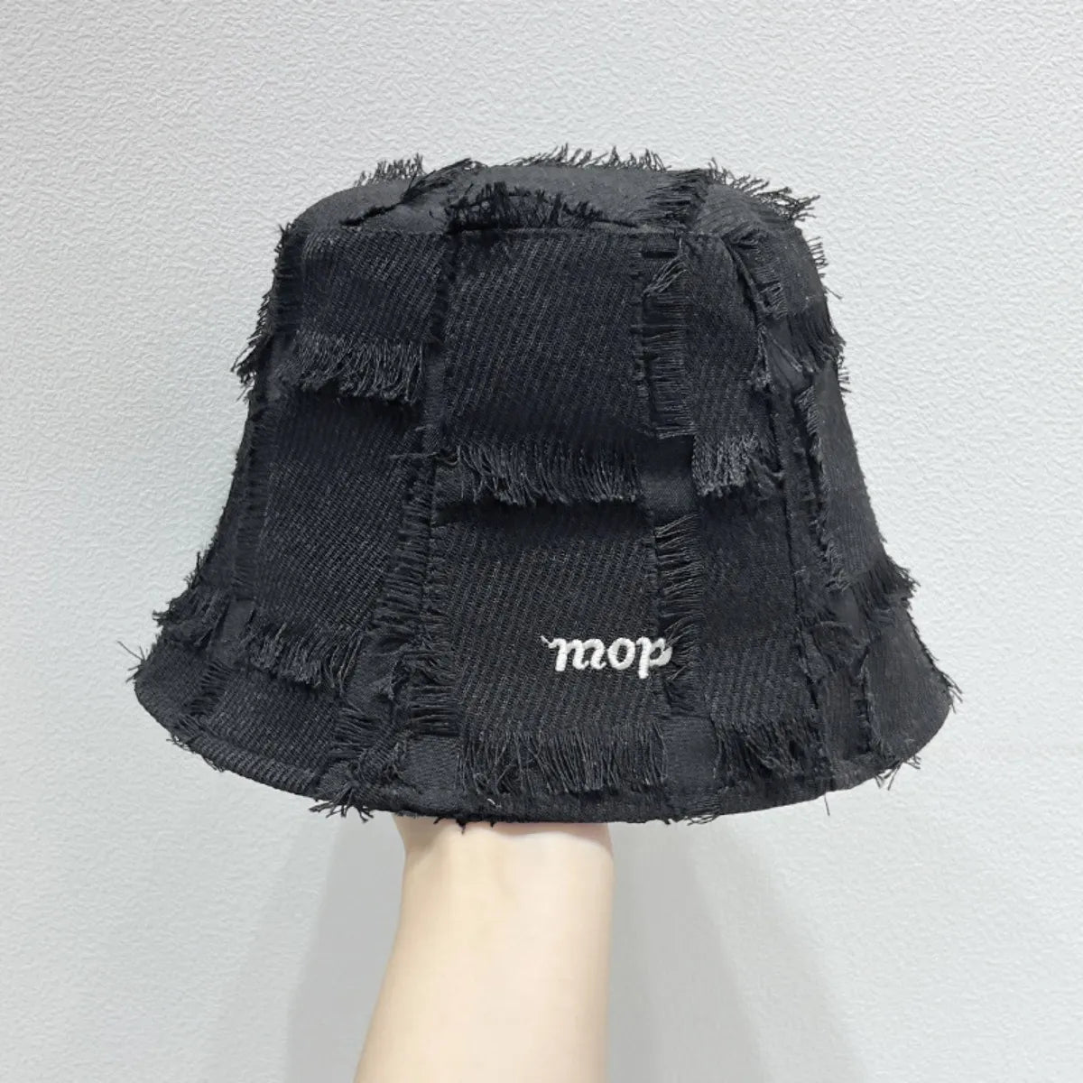 Frayed Edge Bucket Hat 