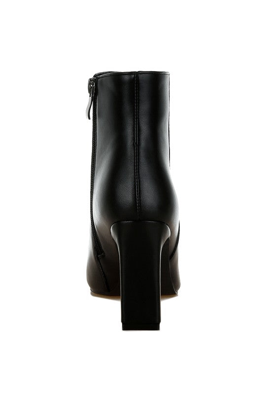 Orca Metallic Cap Toe Faux Leather Boots Rag Company
