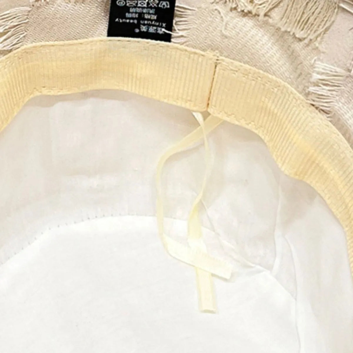 Frayed Edge Bucket Hat 