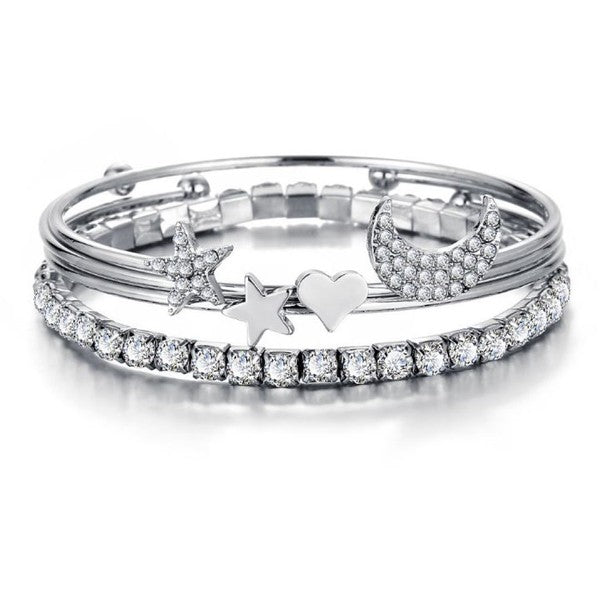 Stacked Bracelet Set #11 ClaudiaG Collection