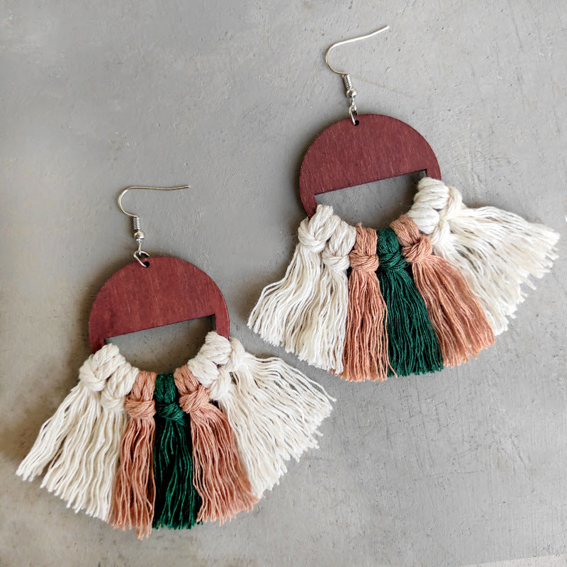 Tassel Detail Drop Earrings Trendsi