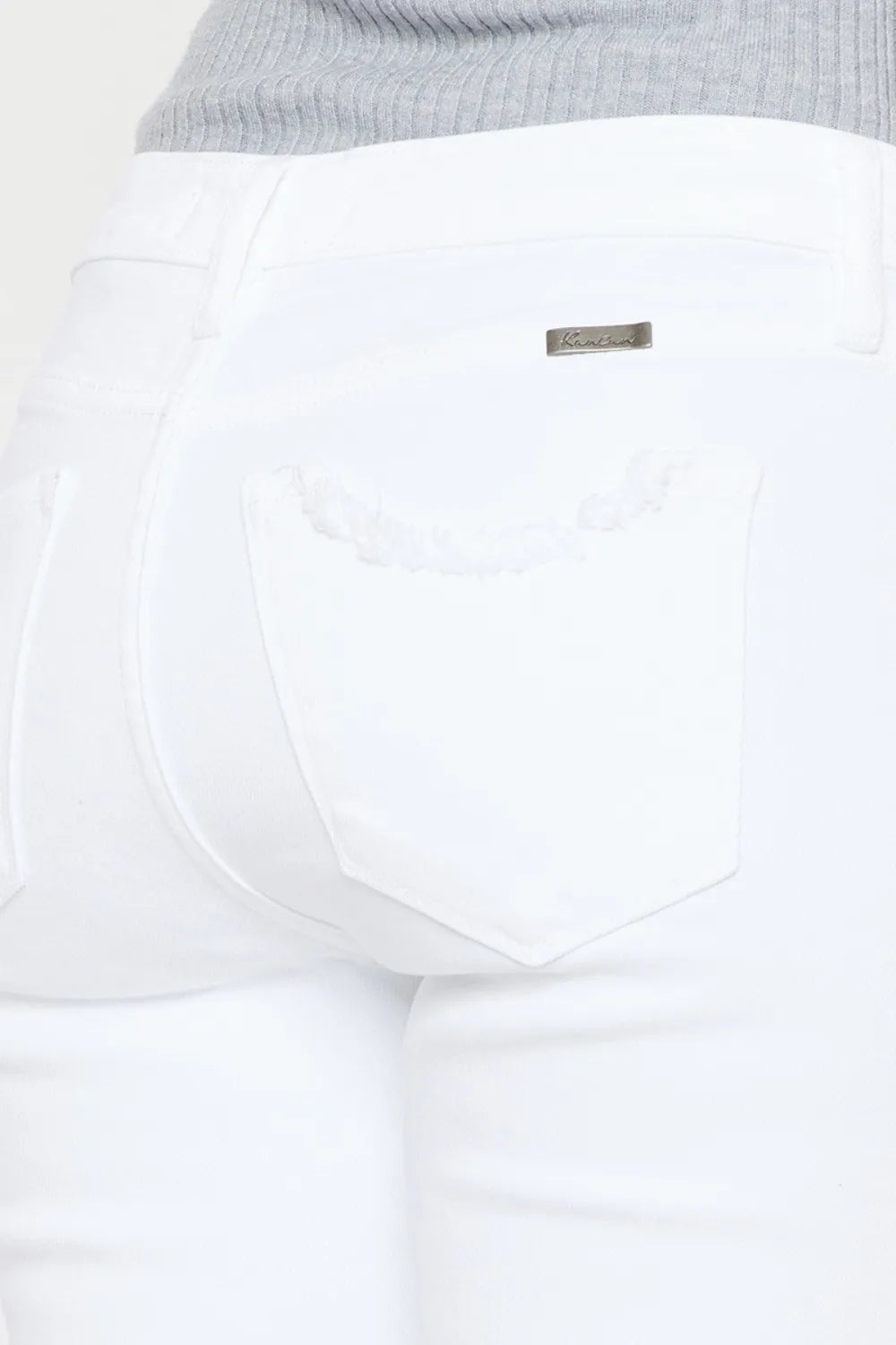 Kancan Mid Rise Ankle Skinny Jeans Trendsi