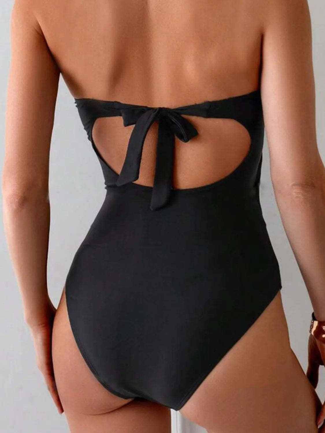 Cutout Sweetheart Neck One-Piece Swimwear Trendsi