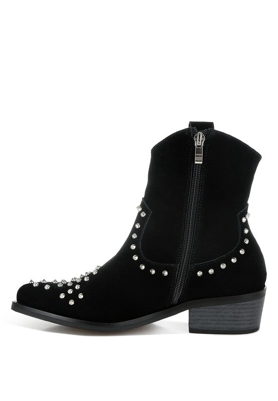 Hira Studs Embellished Cowboy Boots Rag Company