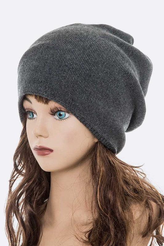 Double Layer Soft Convertible Beanie LA Jewelry Plaza