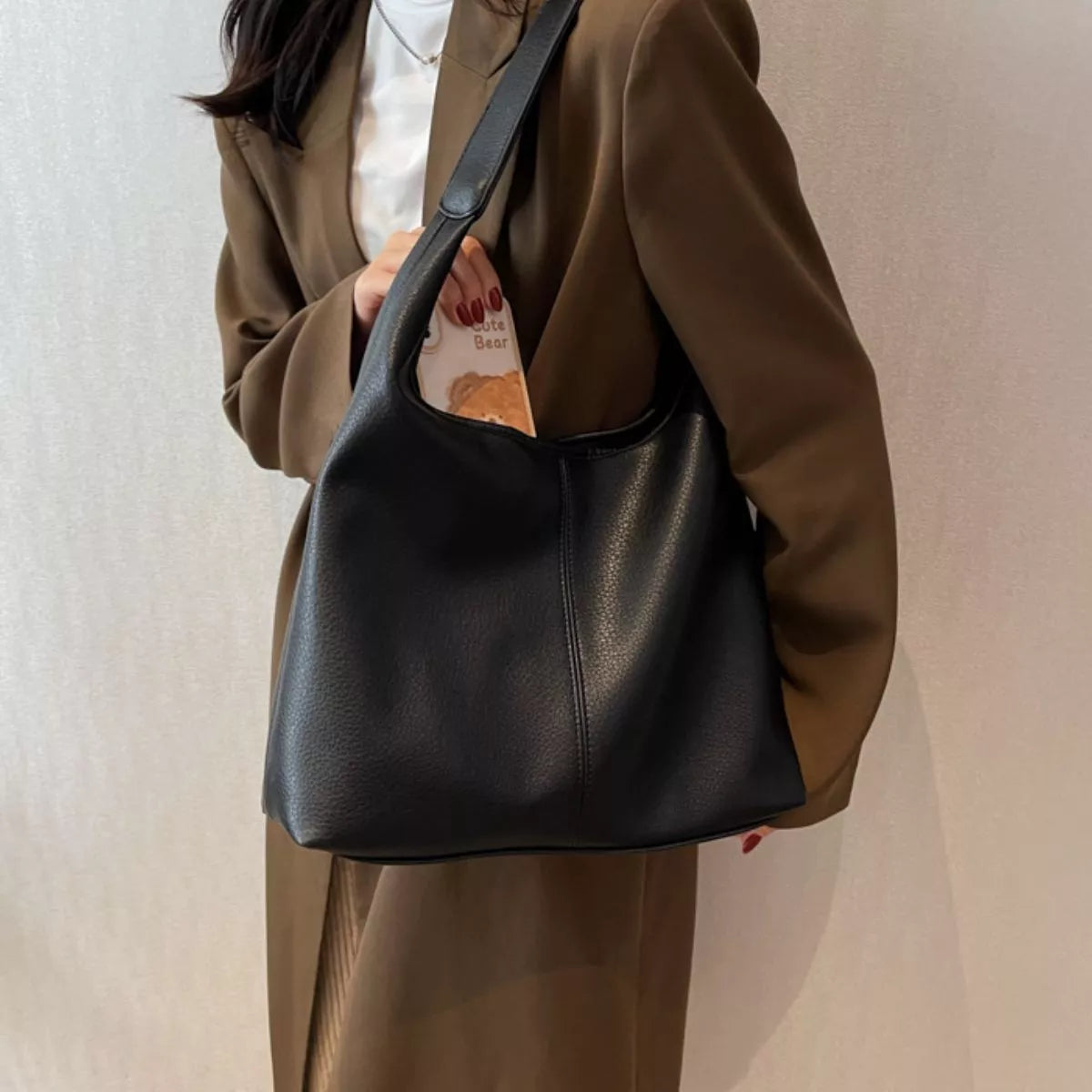 PU Leather Shoulder Bag Trendsi