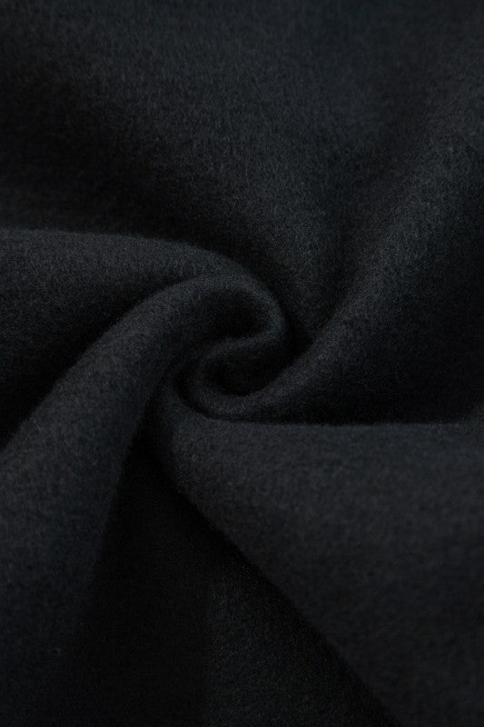 Leopard Drawstring Fleece Lined Elastic Waist Pant 