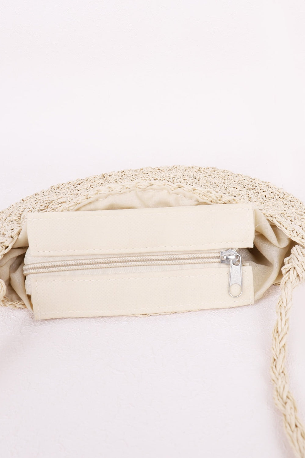 Tassel Straw Braided Strap Shoulder Bag Trendsi