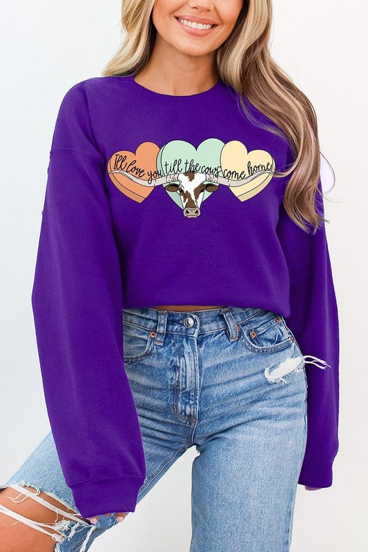 Love You Till The Cows Come Home Sweatshirts Color Bear