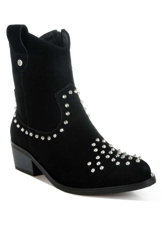 Hira Studs Embellished Cowboy Boots Rag Company