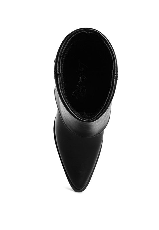 Mariachi Stud Embellished Foldover Boots 