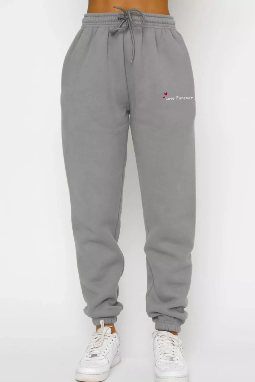 Round Neck Sweatshirt and Joggers Set Trendsi