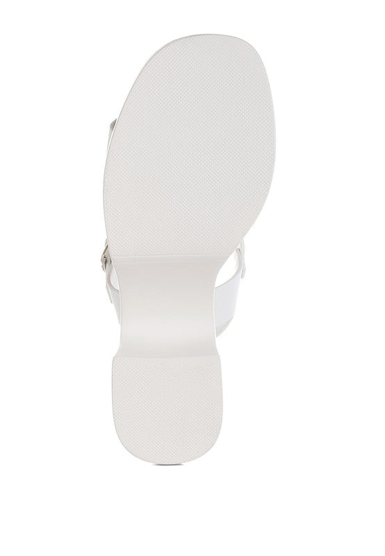 Avalon Chunky Pin Buckle Platform 
