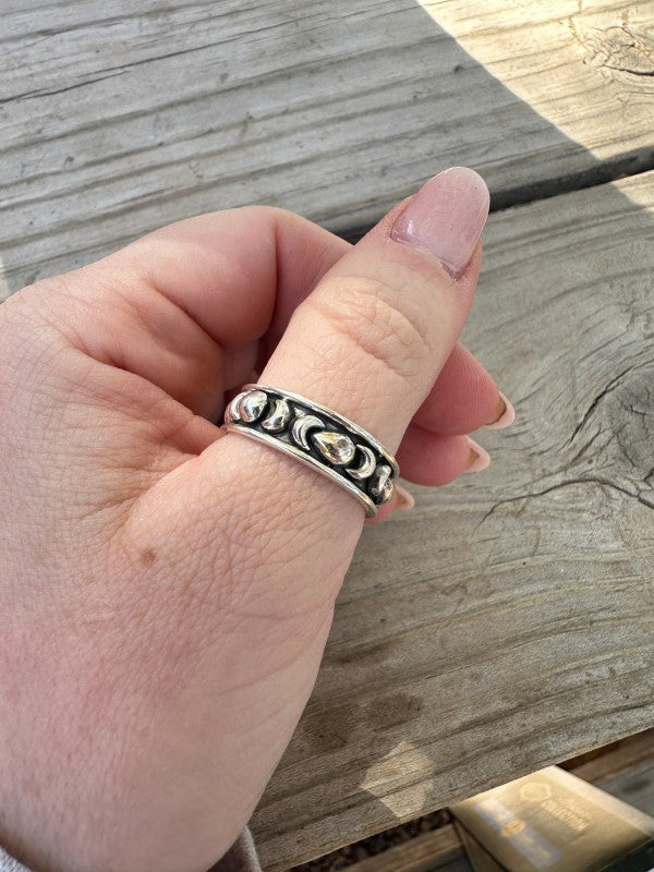 Beautiful Handmade Sterling Silver Adjustable Silver
