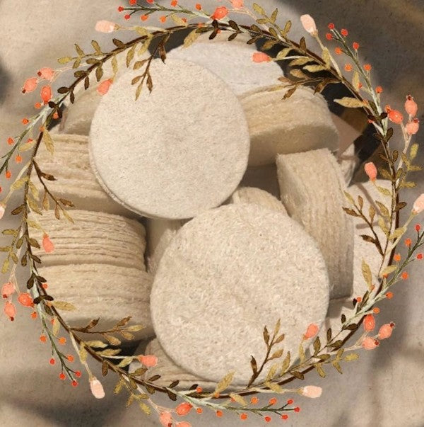 Natural Loofah Pads 5-pcs 