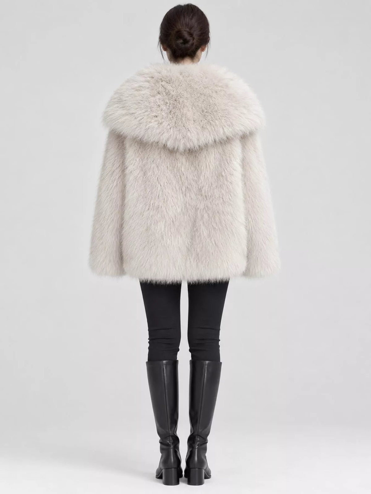 Fox Fur Collar Winter Outerwear Luckygirlsclothingcompany.com