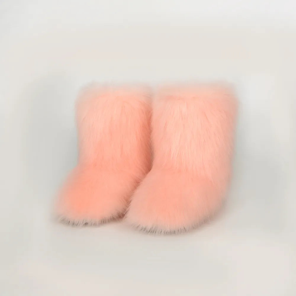Thermal Fuzzy Platform Boots 