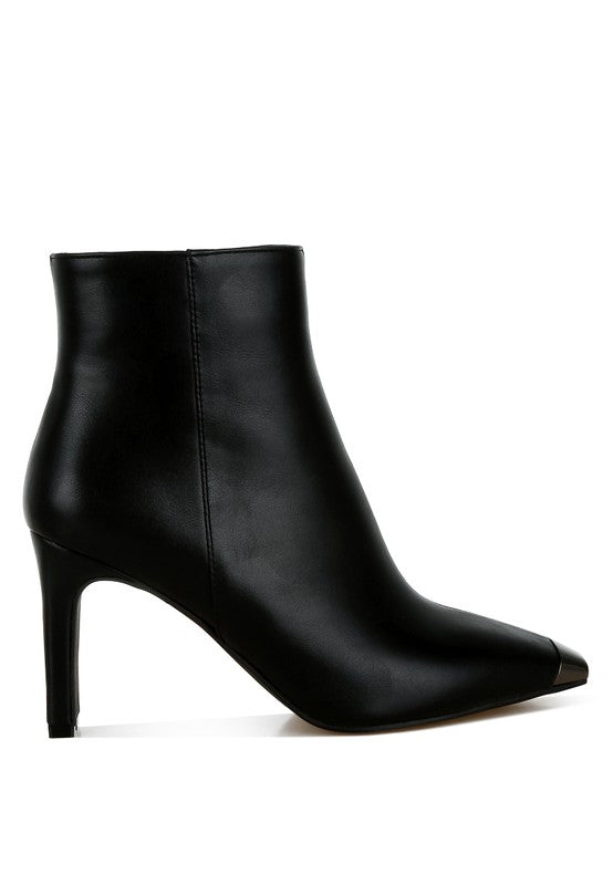 Orca Metallic Cap Toe Faux Leather Boots Rag Company