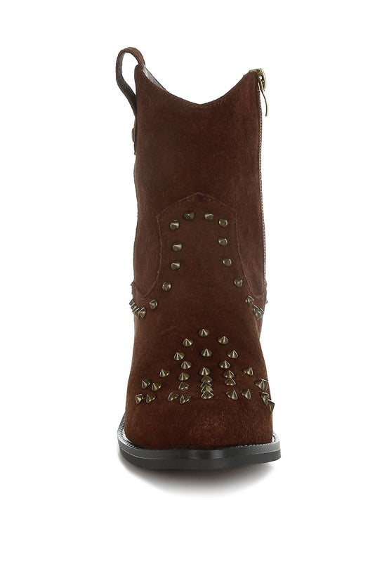 Hira Studs Embellished Cowboy Boots Rag Company