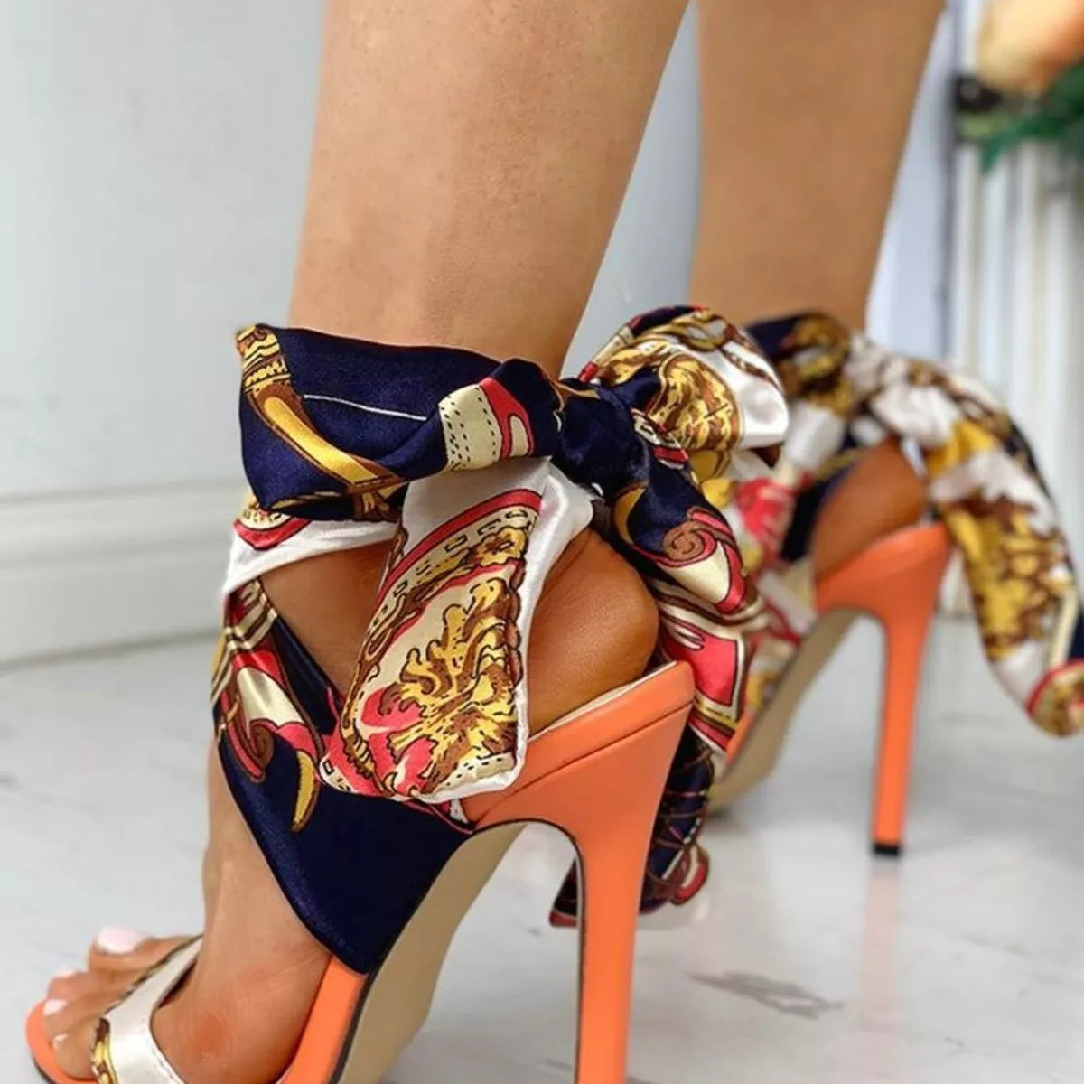 Open Toe Stiletto Sandals Trendsi