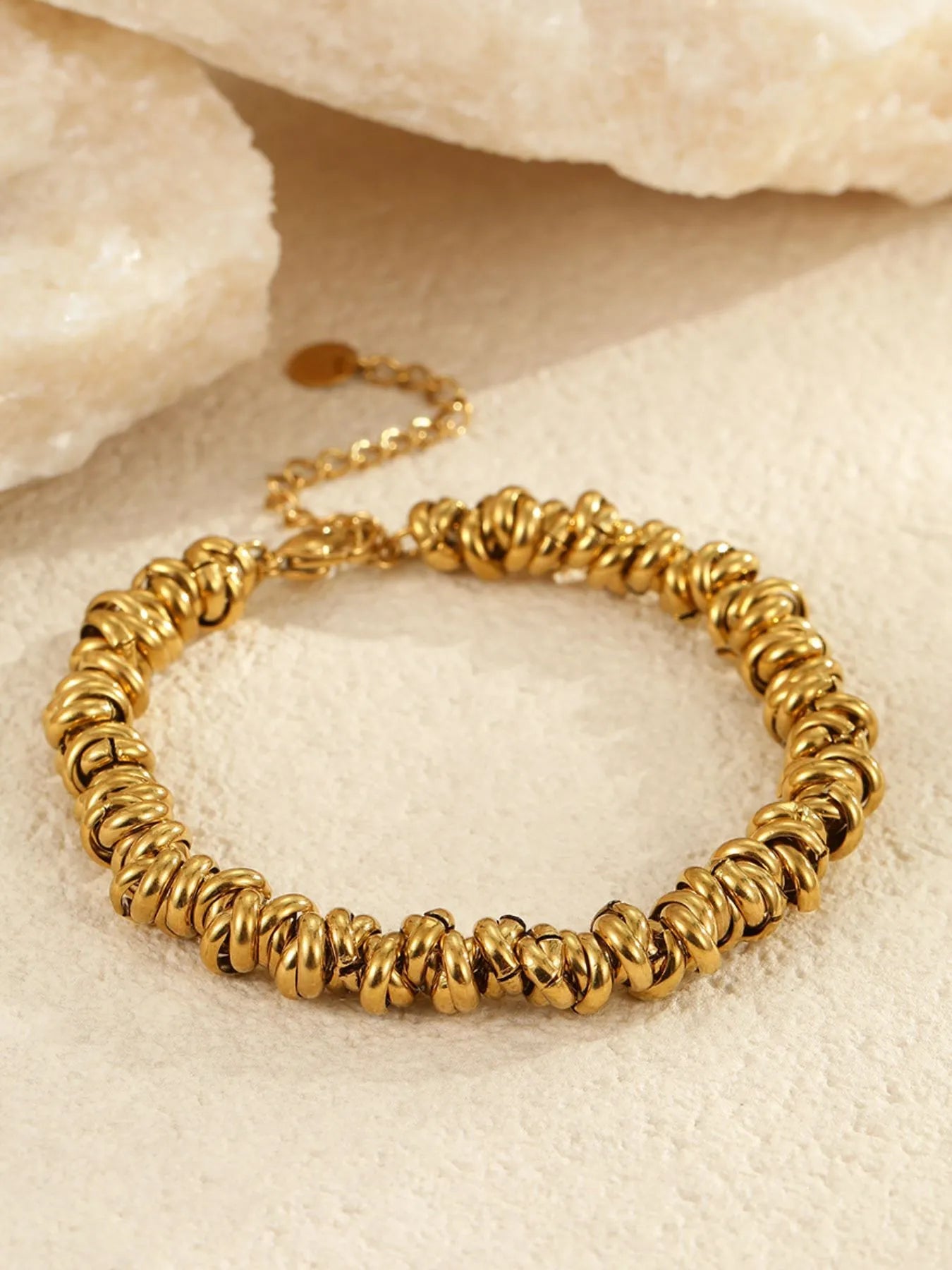 Stainless Steel Beaded Bracelet 