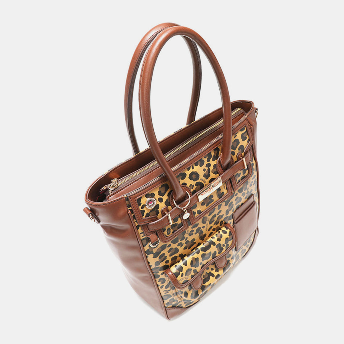 Nicole Lee USA Leopard Large Tote Bag Trendsi