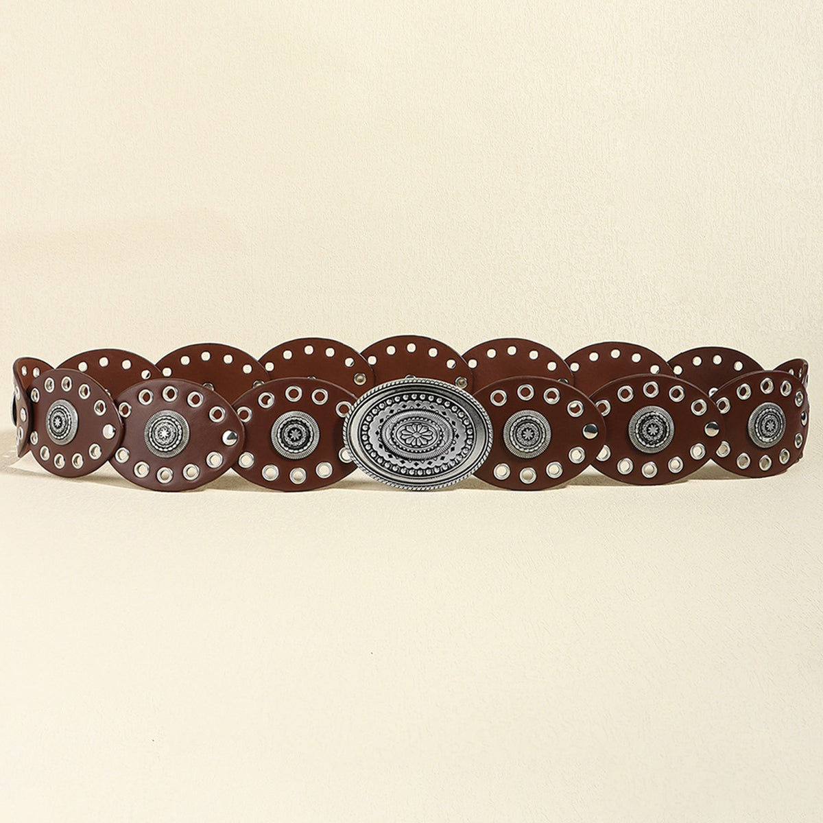 Oval PU Belt Trendsi