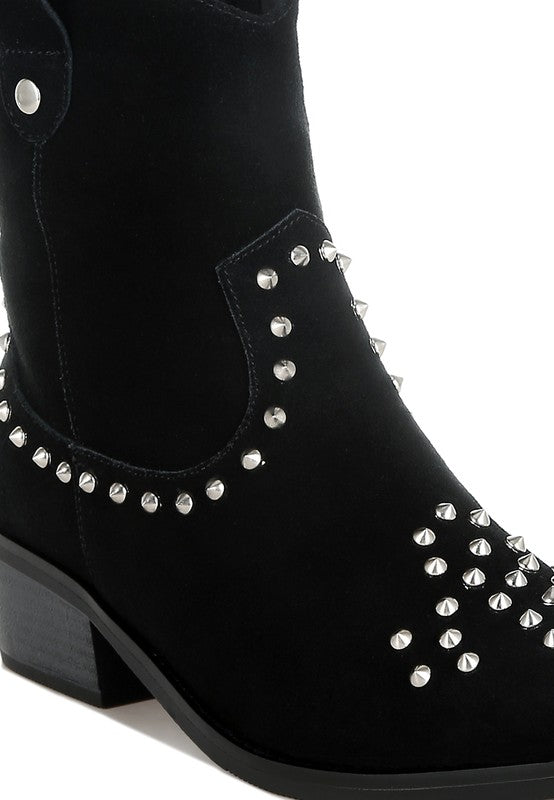 Hira Studs Embellished Cowboy Boots Rag Company