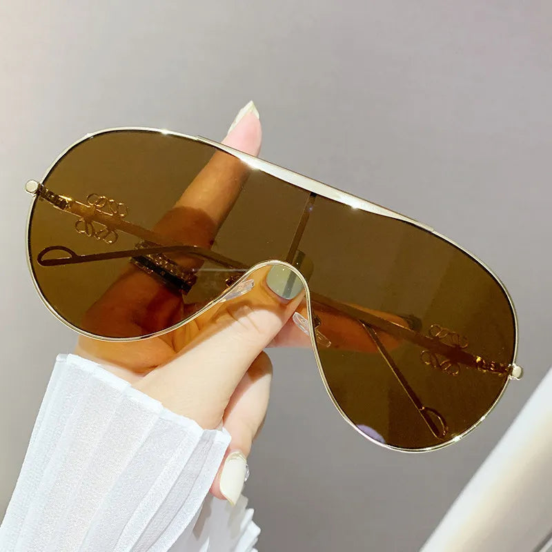 Gradient Aviator Sunglasses 