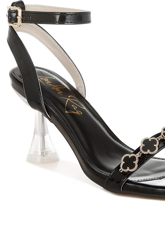 Ebina Charm Detail Spool Heels Rag Company