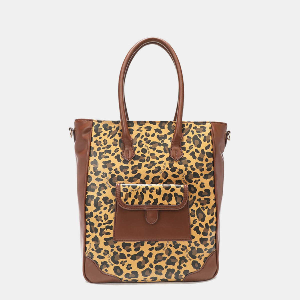 Nicole Lee USA Leopard Large Tote Bag Trendsi