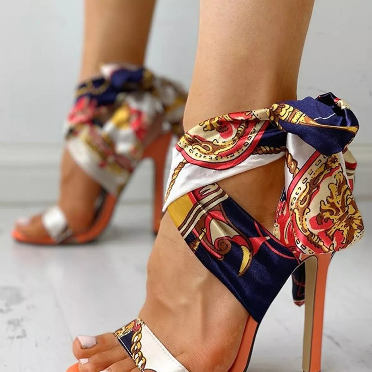 Open Toe Stiletto Sandals Trendsi