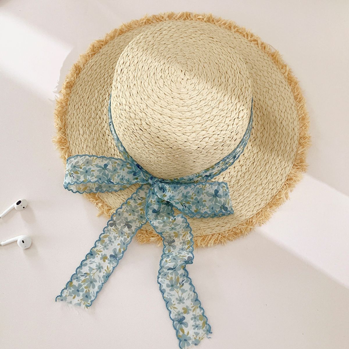 Raffia Straw Braided Sun Hat Trendsi