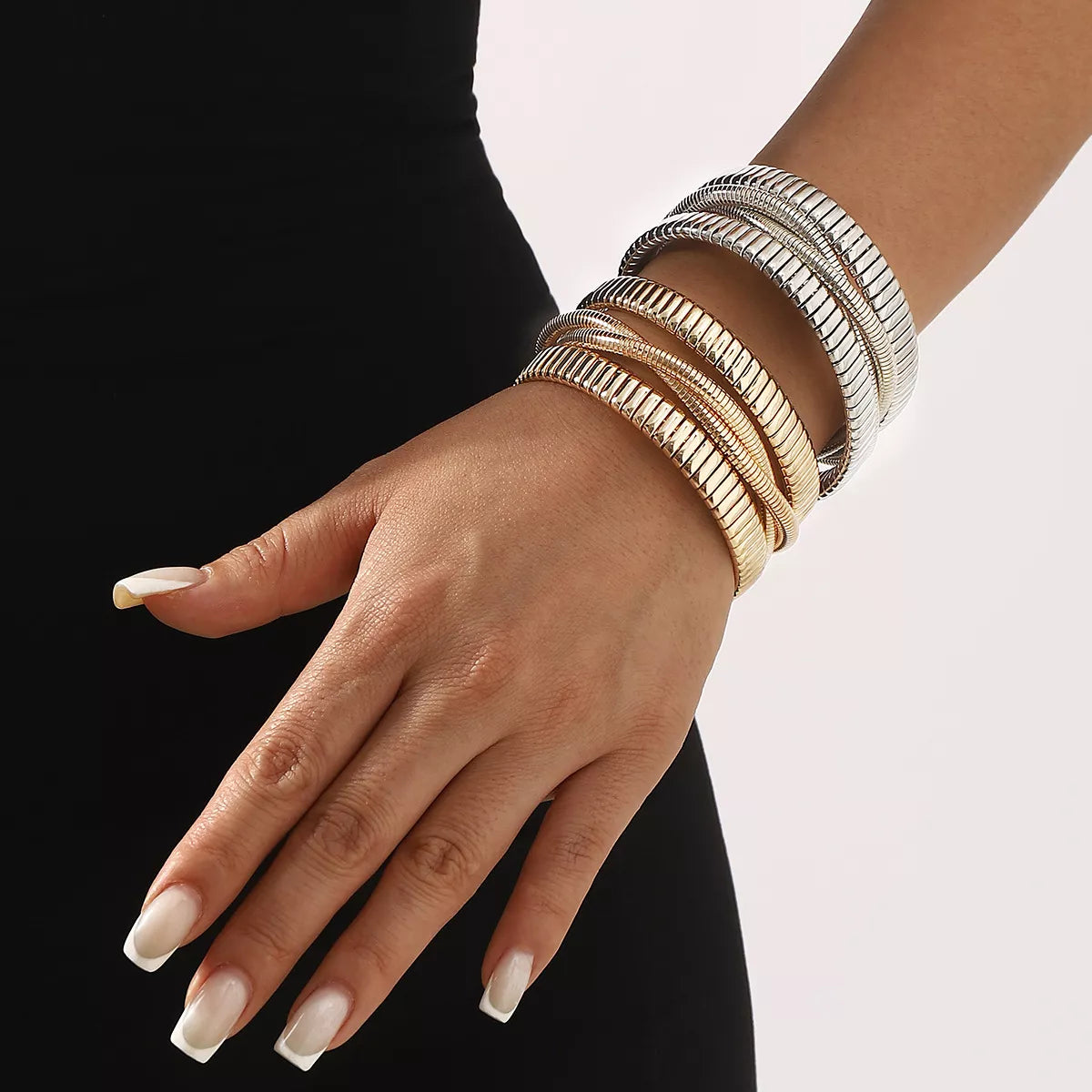 Multi-Layered Open Bracelet Trendsi